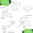 Ver imagem 6 de Kit de Acessórios para Banheiro 5 Peças Dourado Fs Max