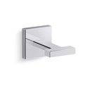 Ver imagem 4 de Kohler Brasil Square Kit Acessorios para Banheiro 3 Pecas Cromado com Papeleira Cabide Toalheiro