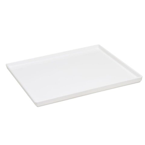 Prato Square Quadrado 27x27 Branco em Polipropileno Linha Tropical Vem