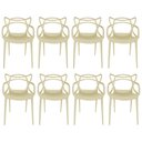 Ver imagem 1 de Conjunto 8 Cadeiras Allegra Nude
