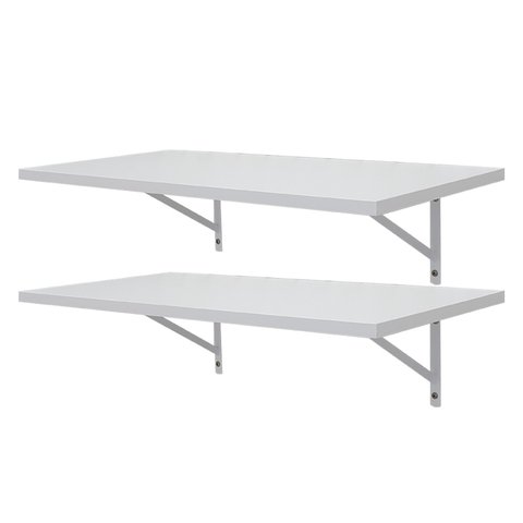 Kit 2 Prateleiras Mdf 90x30 Mão Francesa