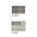 Ver imagem 4 de Cozinha Compacta 2 Peças em MDF Fineze Areia