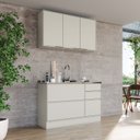 Ver imagem 1 de Cozinha Compacta 2 Peças em MDF Fineze Areia