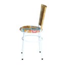 Ver imagem 4 de 6 Cadeiras para Mesa Branca Hawai Palha Assento Floral:happy Hour