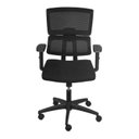 Ver imagem 5 de Kit 5 Cadeiras Escritório Diretor Ergonômica NR17 Tela Mesh Atlanta Preto