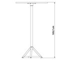 Ver imagem 3 de Mesa Bistrô Redonda Alta 105,7cm X 60cm para 2 Pessoas Cor:preto