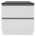 Ver imagem 2 de Balcão 2 Gavetas Acordes Glamy 100% MDF 80cm Branco Madesa