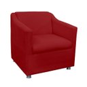 Ver imagem 5 de Kit 02 Poltrona Decorativa Tilla Suede com Pés Cromados