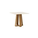 Ver imagem 3 de Mesa de Jantar 4 Lugares 120cm Tampo MDF Canto Reto Lisa