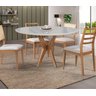 Mesas de Jantar Pandora Casa MAD Mesa Cone Off White 1m - 1