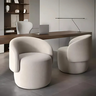 Poltrona Deluxe Aurora Modelo para Sala/quarto/recepção Linho Bege Linho - 2