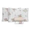 Ver imagem 5 de Jogo de Cama Queen 4 Peças 100% Algodão 150 Fios - Manu (7920)