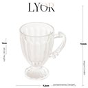 Ver imagem 5 de 12 Xícaras Taças de Cristal 200ml com Pé Imperial Lyor Cafeteria Servir Expresso