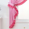 Cortina Infantil Candy 2,00m x 1,60m alt. Tecido 100% Algodão - Rosa - 3