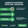 Assento Sanitário Village Deca 1.6gpf/6lpf Mdf Sicmol - 7