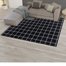 Tapete para Sala ou Quarto 2.00m x 1.50m Belga Antiderrapante:01 Preto - 3