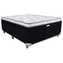 Ver imagem 2 de Cama Box Casal Baú Conjugado 138x188x55cm Onix