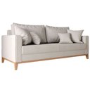 Ver imagem 2 de Sofá 3 Lugares Beny Base de Madeira Linho Mm Estofados