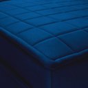 Ver mais imagens de Sofá Retrátil Reclinável 2 Lugares com Molas 1,80m Quantum Suede Velut Azul - King House