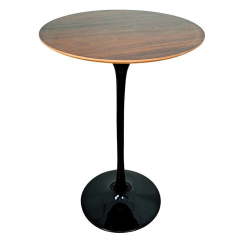 Mesa Saarinen Bistrô Imbuia 70cm - Base Preta