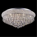 Ver imagem 1 de Plafon Sobrepor Redondo em Cristal Translúcido Ø56cm +Luz