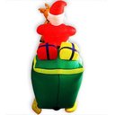 Ver imagem 3 de Papai noel com rena inflavel de natal decorativo no Treno (PW-108)