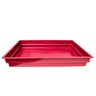 Bandeja Gigante para Viveiro Vermelha Calopsita/coelho Pet Piu Jel Plast - 1
