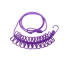Ver imagem 1 de Varal Corda Roxo Secagem Multifuncional com 12 Pregadores