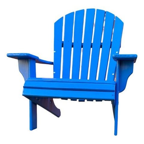 Cadeira Adirondack Pavão Clean Piscina Externa Azul-lazúli Azul-lazúli