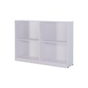 Ver imagem 3 de Multiuso Livreiro Flex Estante P/ Sala Escritório Montagem Vertical ou Horizontal - Branco
