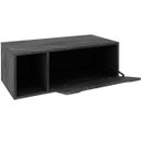 Ver imagem 4 de Gabinete de Banheiro 80 Cm com Cuba 1 Porta e Nicho Mármore Lunar