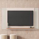 Ver imagem 3 de Painel Extensível 180cm Átomo Tv até 65 Polegadas Prateleira Offwhite/freijo G11 Gran Belo