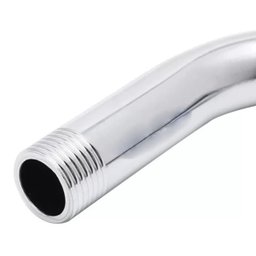 Ducha Chuveiro Aço Cromado 20X20 Slim Suporte Redondo Banheiro Piscina Area Externa Varanda Ralos e  - 5