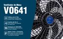 Ver imagem 6 de Ventilador de Mesa Latina VO641 6 Pás 40cm 220V