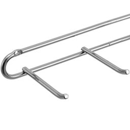 Suporte para Cintos e Gravatas de Parede Pendurador com 4 Ganchos Cabideiro Bolsas Roupas - 2