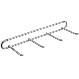 Suporte para Cintos e Gravatas de Parede Pendurador com 4 Ganchos Cabideiro Bolsas Roupas - 1