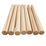 15 Unidades: Bastão Madeira Pinus / Vareta / Poleiro 16 mm x 20 cm - 1