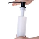 Ver imagem 3 de Dispenser Dosador Embutido Sabao Liquido Detergente Sabao Pia Cozinha Bancadas Banheiro Casa Hotel