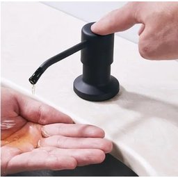 Dispenser Dosador Embutido Sabao Liquido Detergente Sabao Pia Cozinha Bancadas Banheiro Casa Hotel - 12