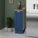 Ver imagem 1 de Balcão Planejado 1 Porta 30cm com Tampo Arizona CabeCasa MadeiraOriginals Azul/Branco