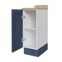 Ver imagem 5 de Balcão Planejado 1 Porta 30cm com Tampo Arizona CabeCasa MadeiraOriginals Azul/Branco