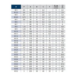 Macho para Máquina Hsse M36,0 X 4,0 - C. Helicoidal - Sft 260/2 - Din 376 - Osg - 4