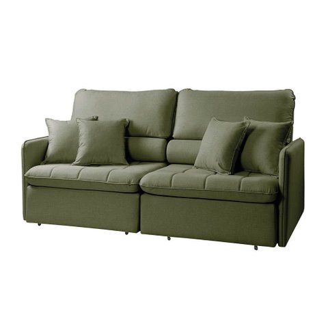 Sofá 4 Lugares Retrátil Reclinável 214cm Adams Linho K01 - D'rossi