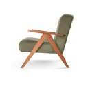 Ver imagem 7 de Poltrona Braço de Madeira Laguna Bouclé Verde 403