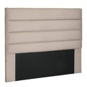 Ver imagem 1 de Cabeceira Estofada Cama Box Casal Queen Size La Italian 160cm Suede Bege - Desk Design