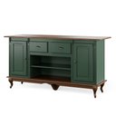 Ver imagem 5 de Mesa Ilha Cozinha 2 portas 2 gavetas Hannover - M560710 - Imbuia - Verniz