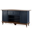 Ver imagem 4 de Mesa Ilha Cozinha 2 portas 2 gavetas Hannover - M560710 - Imbuia - Verniz