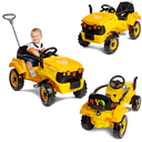 Ver imagem 2 de Tratorzinho de Passeio e Pedal Bebe Calesita Tracamp Amarelo