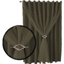 Ver imagem 3 de cortina blackout Lisboa de tecido 7,00 x 2,90 varão marrom