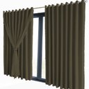 Ver imagem 2 de cortina blackout Lisboa de tecido 7,00 x 2,90 varão marrom